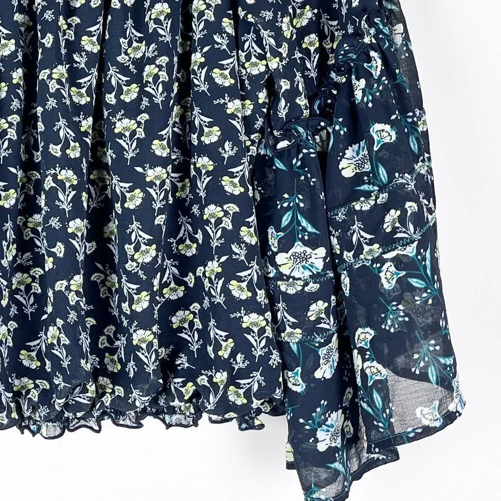 2/$30 Free People Rose Valley Floral Off Shoulder Blouse Small